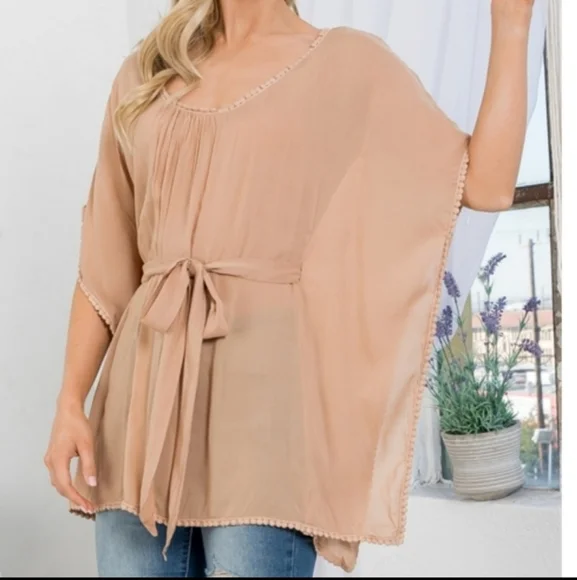 Crochet Kimono Top - Picture 3 of 4